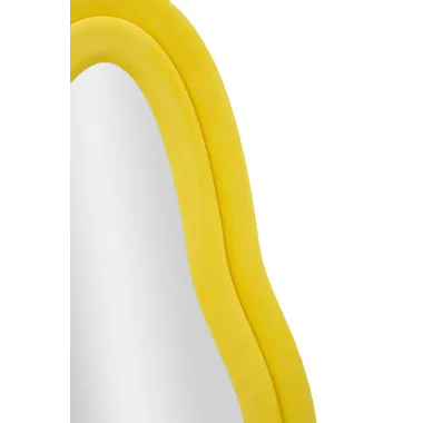 LUSTRO NASTENNE CHANEL ŻÓŁTE 60X4X160 cm (WYMIARY LUSTRA 38X137 cm)